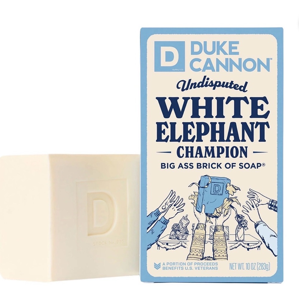 Duke Cannon White Elephant Champion Brick Bar of Soap Citrus Musk